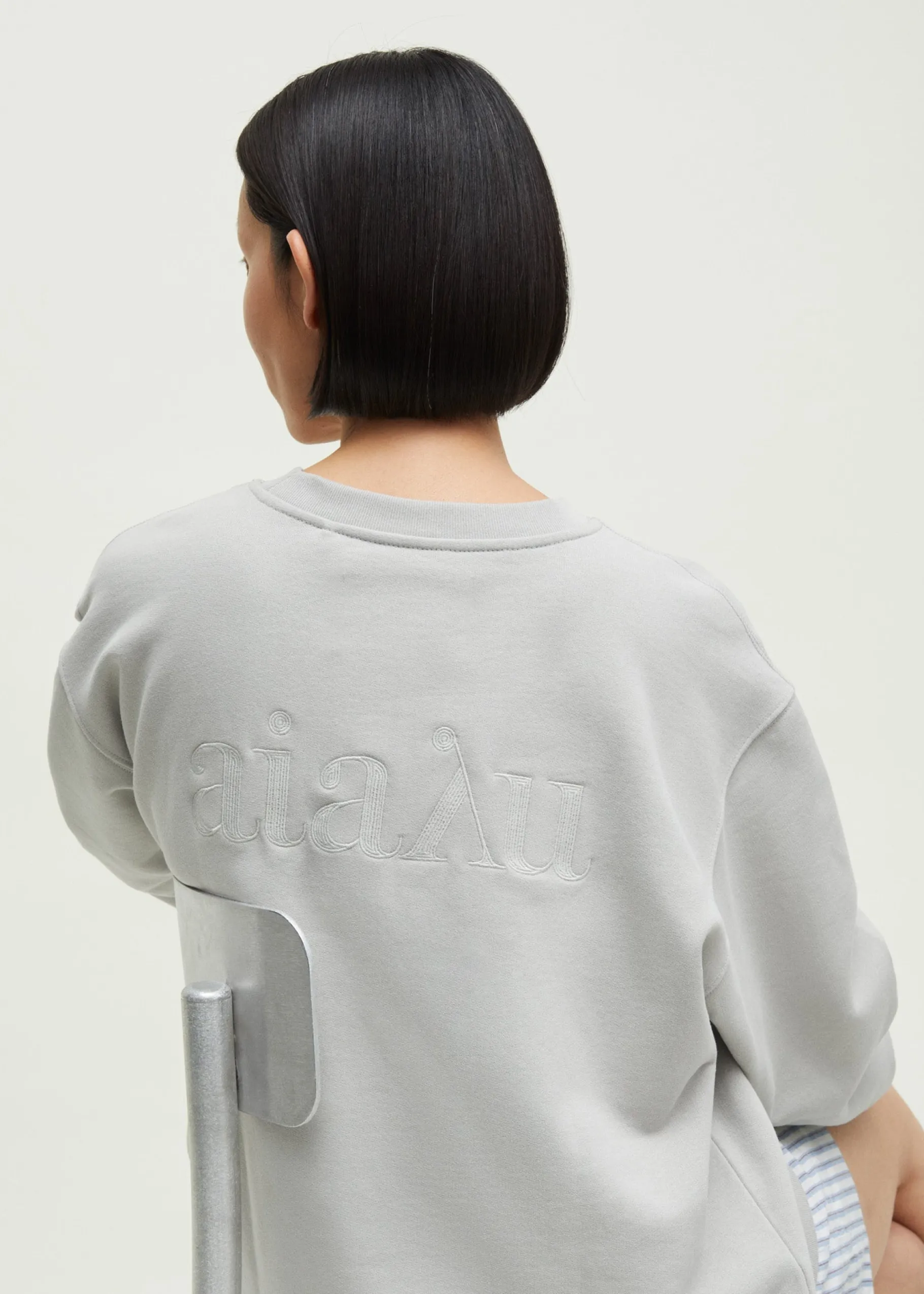 aiayu Bluser*circular sweatshirt