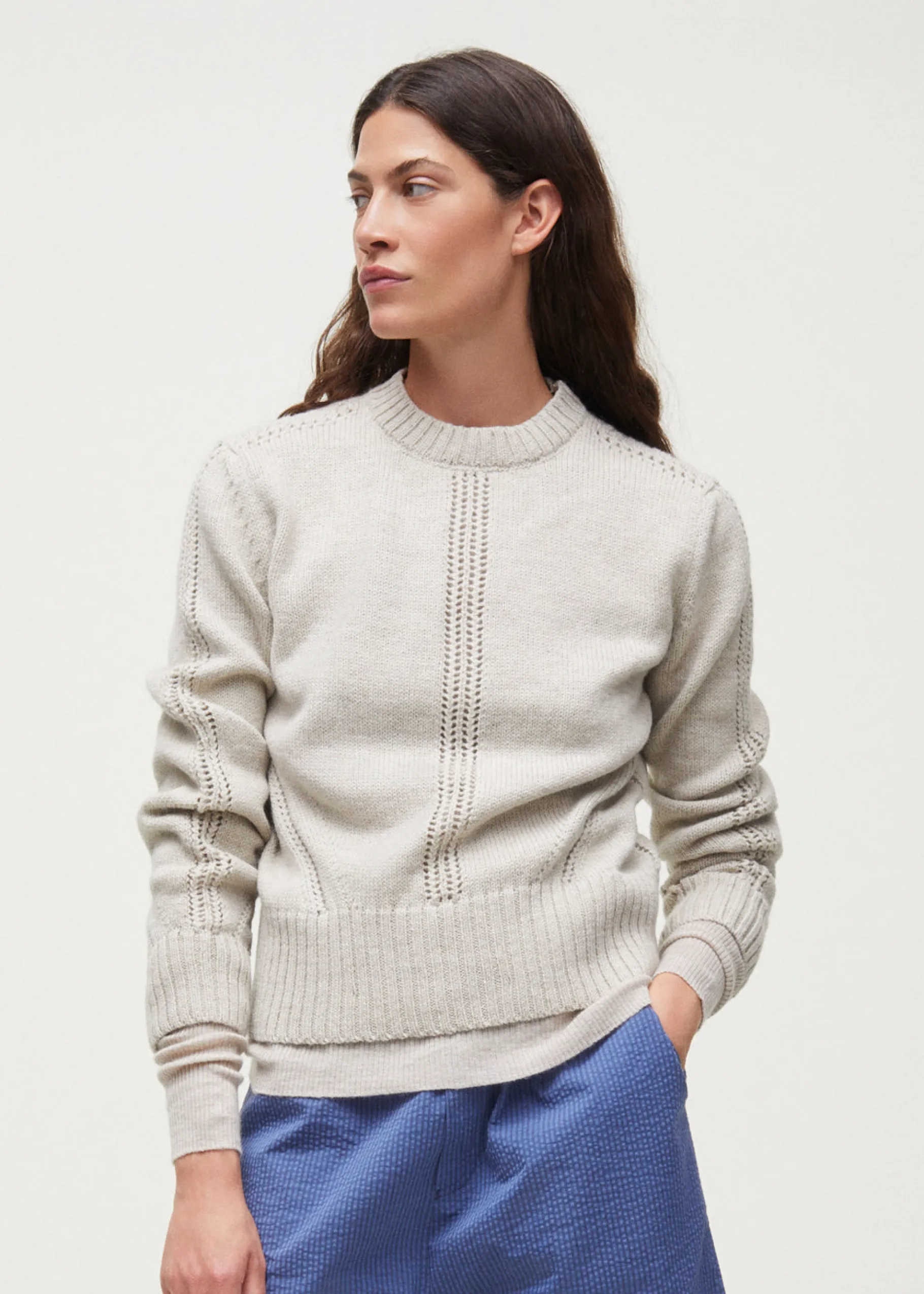 aiayu Strik*Clio llama wool sweater