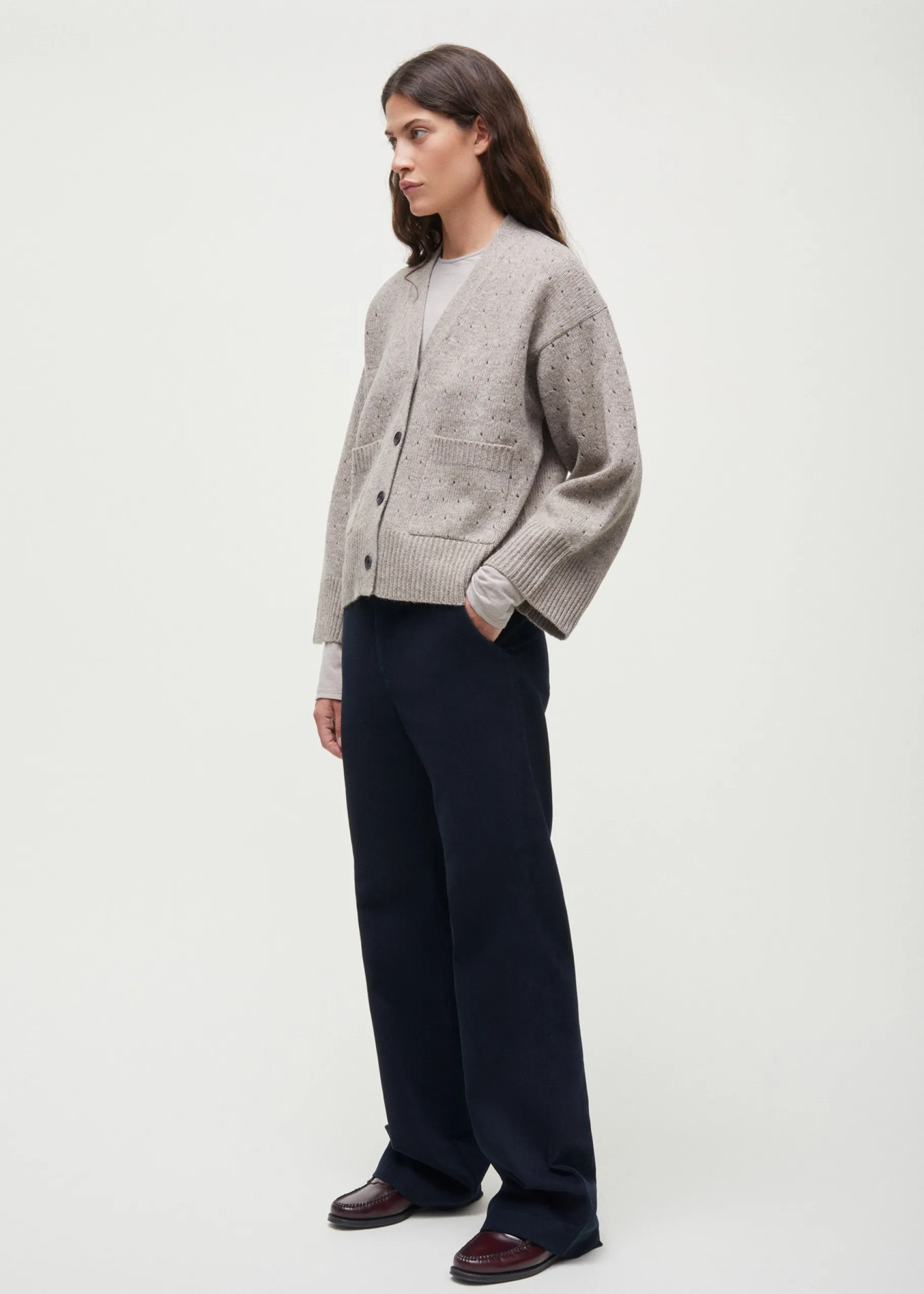aiayu Cardigans | Strik*Cora dot wool cardigan
