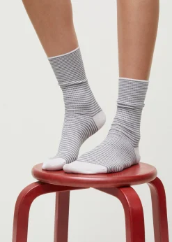 aiayu Strømper*Cotton stripe socks