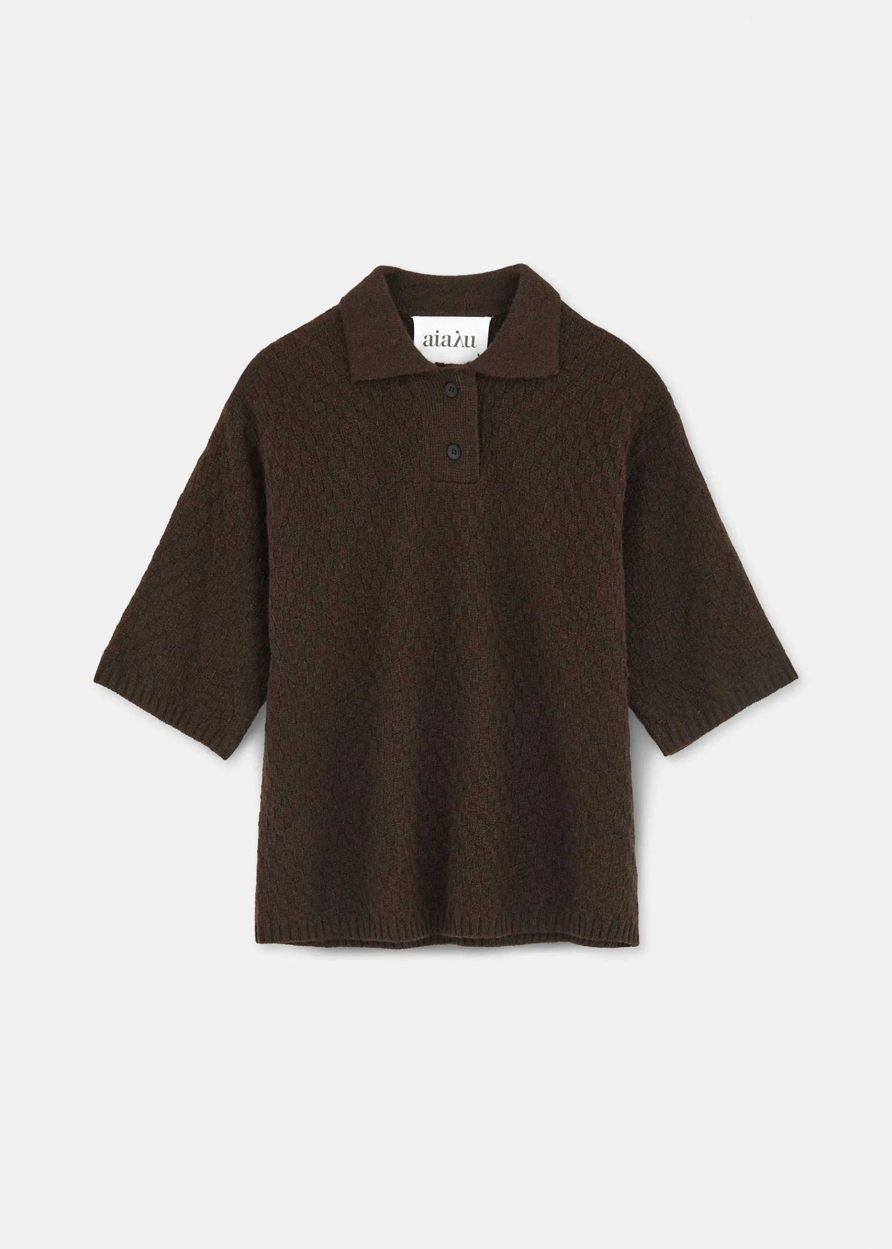aiayu Bluser | Strik*Heike yak polo t-shirt
