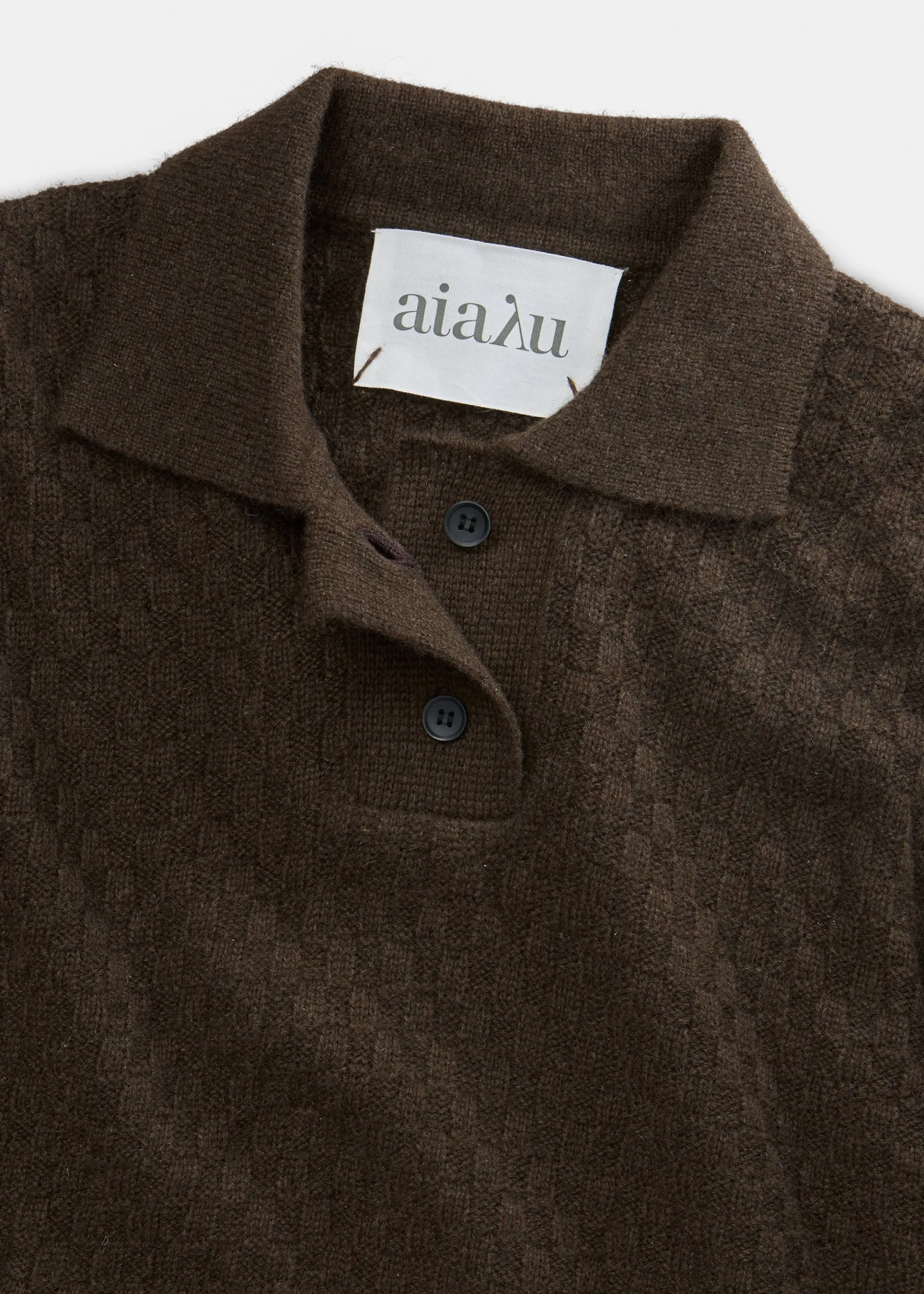 aiayu Bluser | Strik*Heike yak polo t-shirt