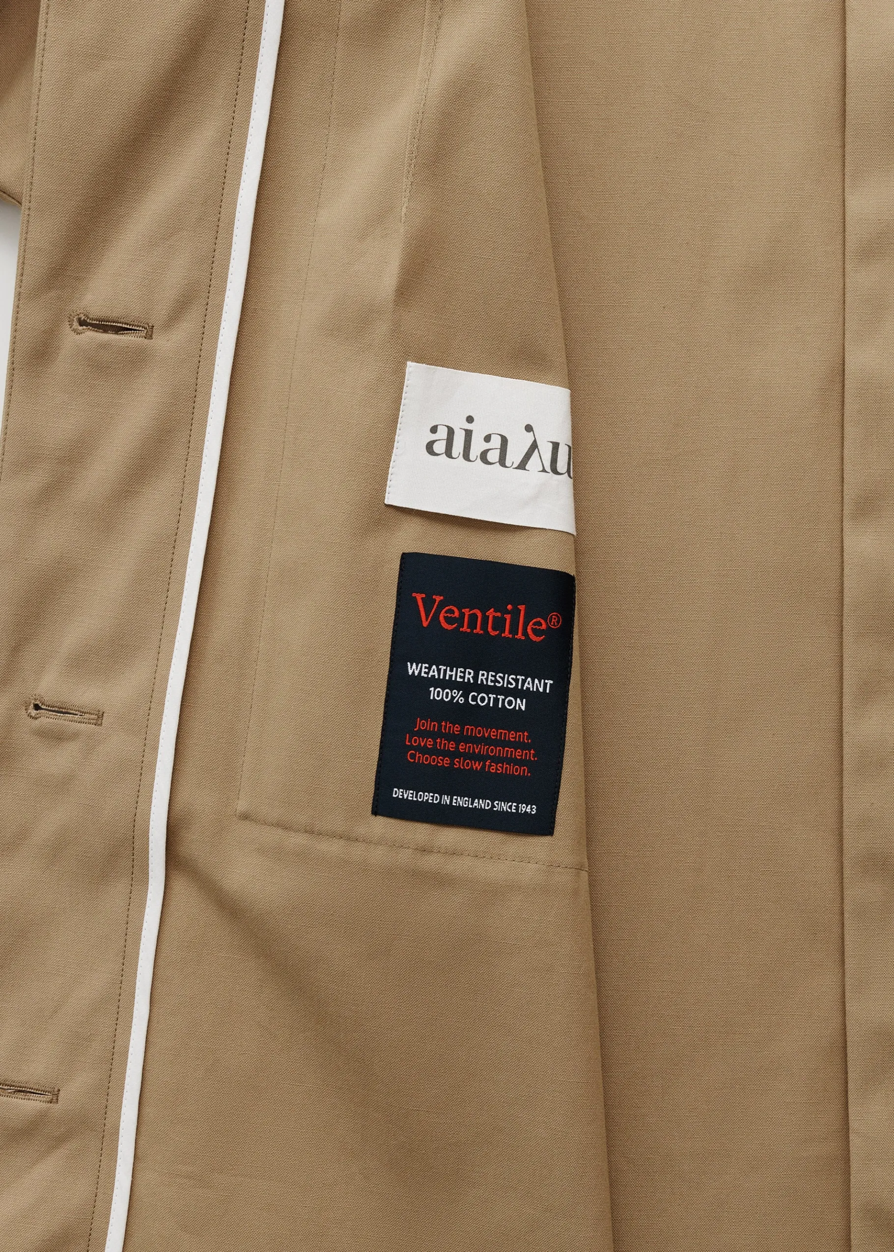 aiayu Frakker*Jean coat - ventile