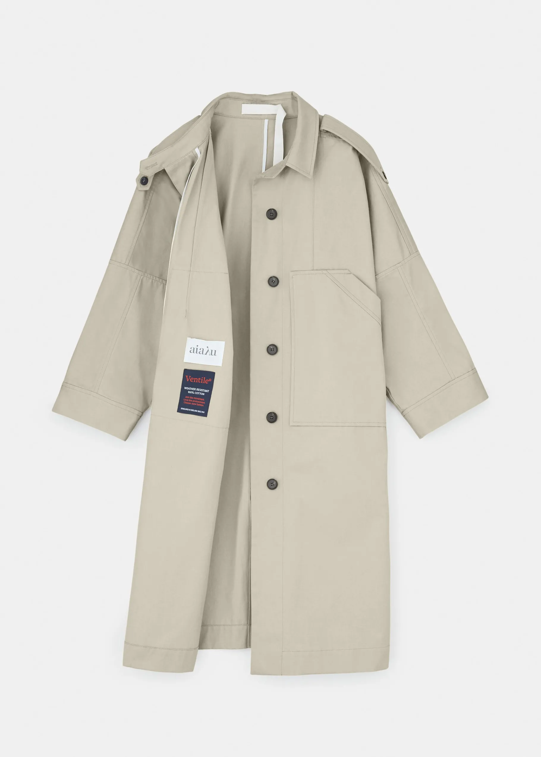 aiayu Frakker*Jean coat - ventile