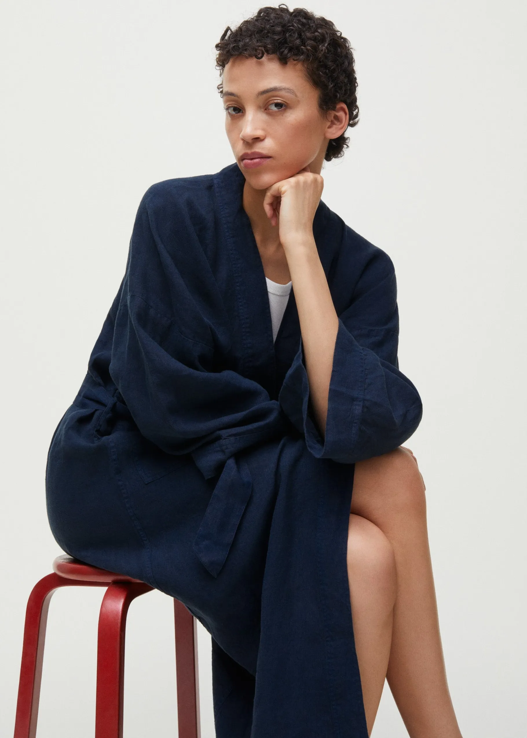 aiayu Badekåber*Kimono linen