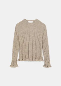 aiayu Bluser | Strik*Mirja llama wool blouse