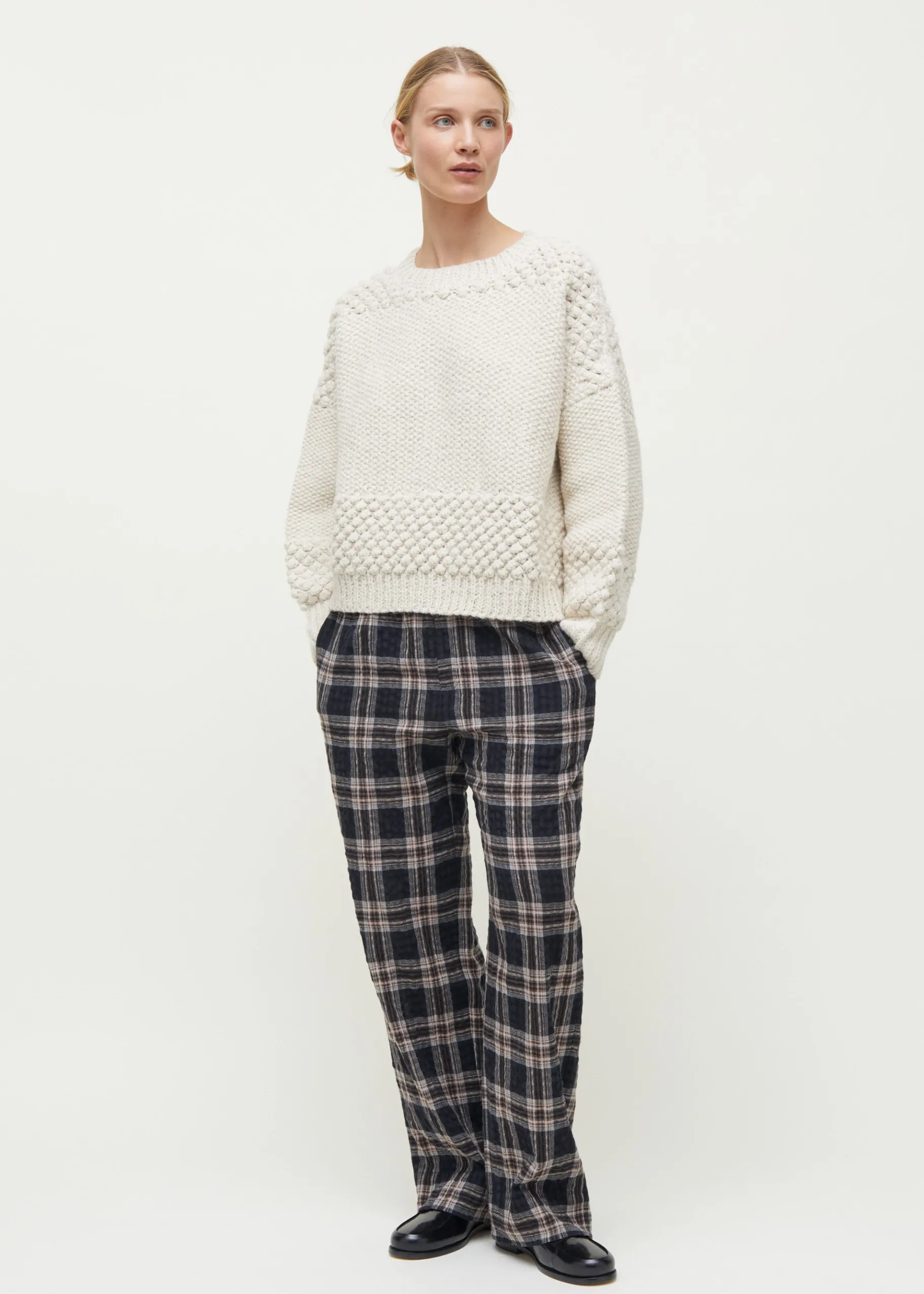 aiayu Bukser*My pant checked wool