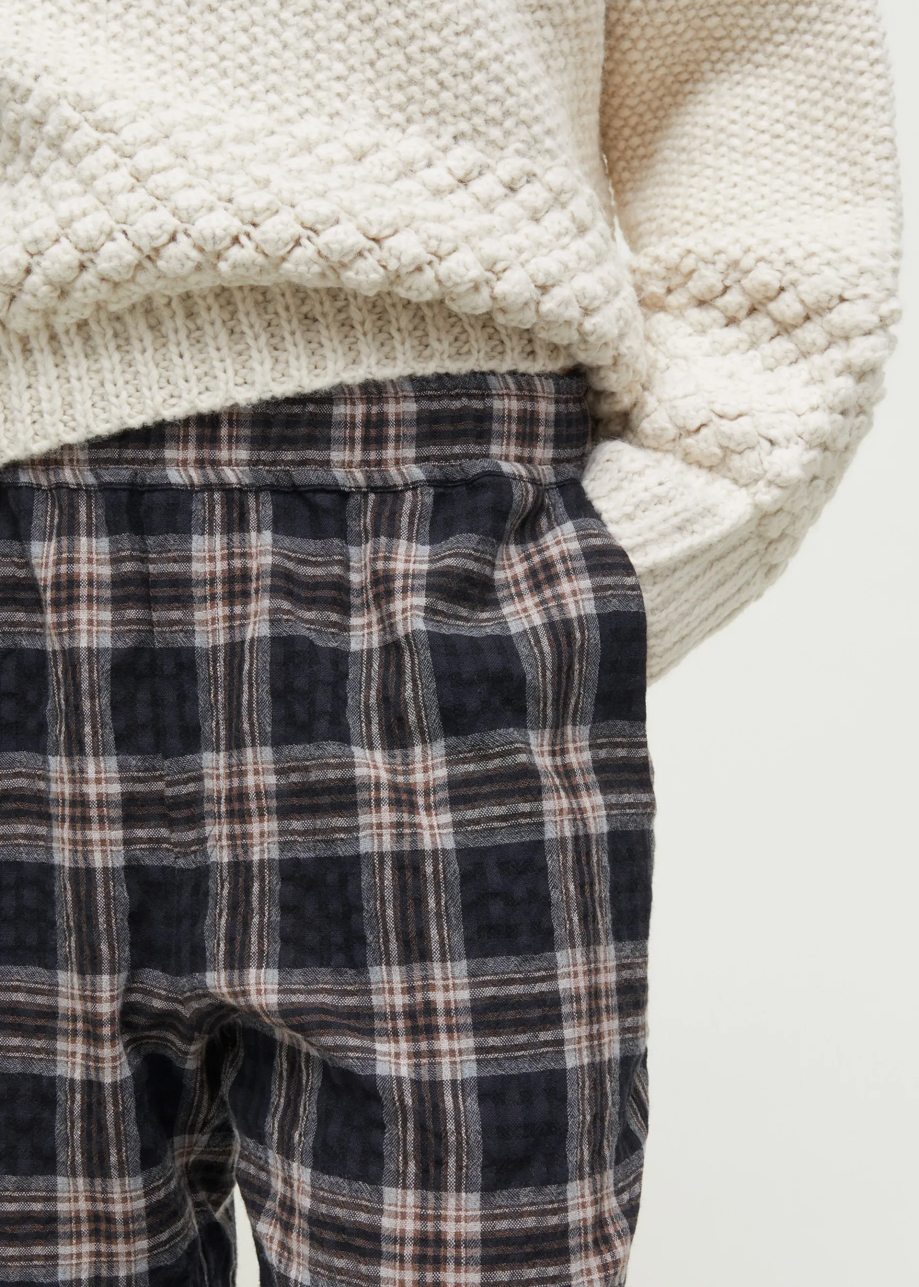 aiayu Bukser*My pant checked wool