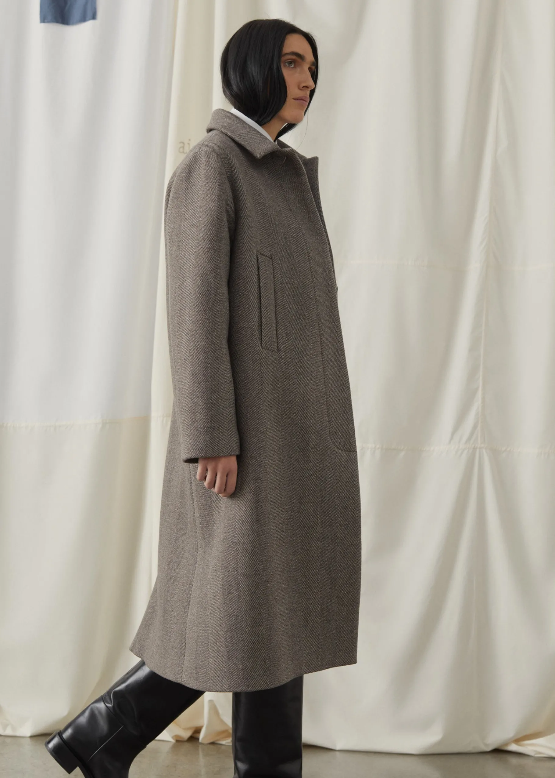 aiayu Frakker*Noah wool coat