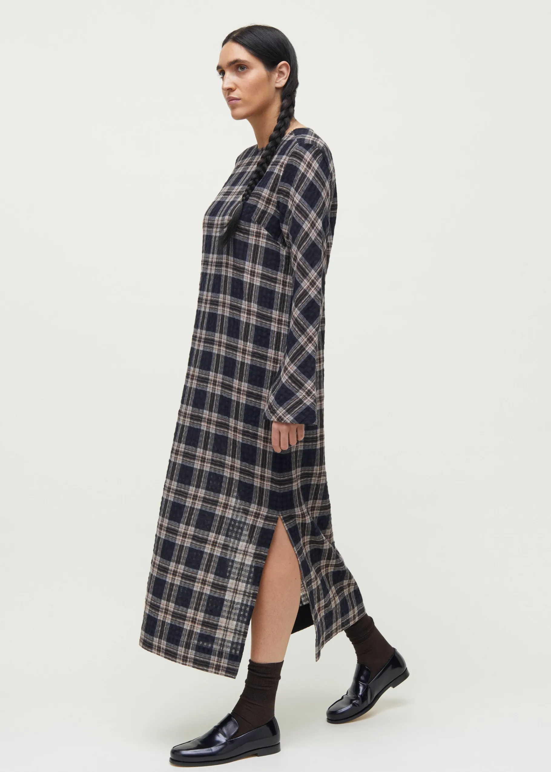 aiayu Kjoler & Nederdele*Novia dress checked wool