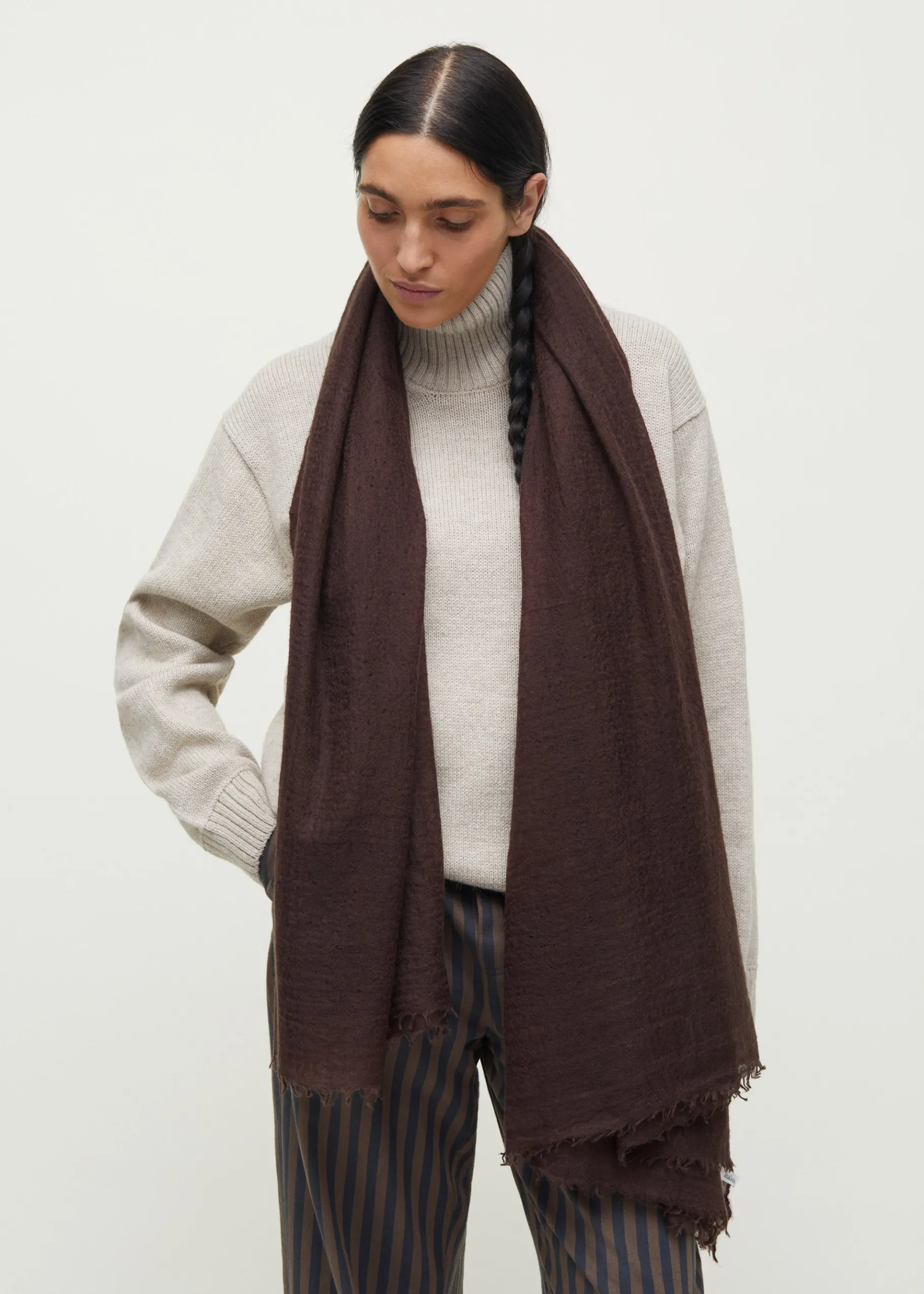 aiayu Tørklæder*Poon scarf - pure cashmere