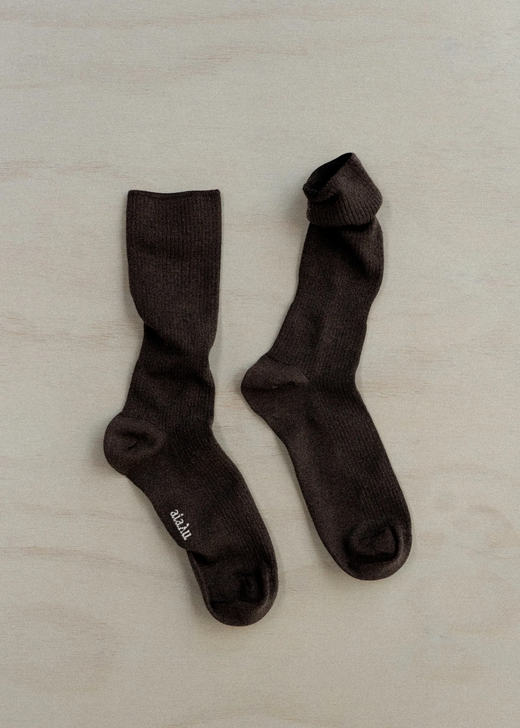aiayu Strømper*Wool rib socks