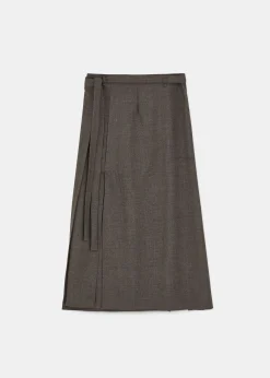 aiayu Kjoler & Nederdele*Wrap skirt fine wool