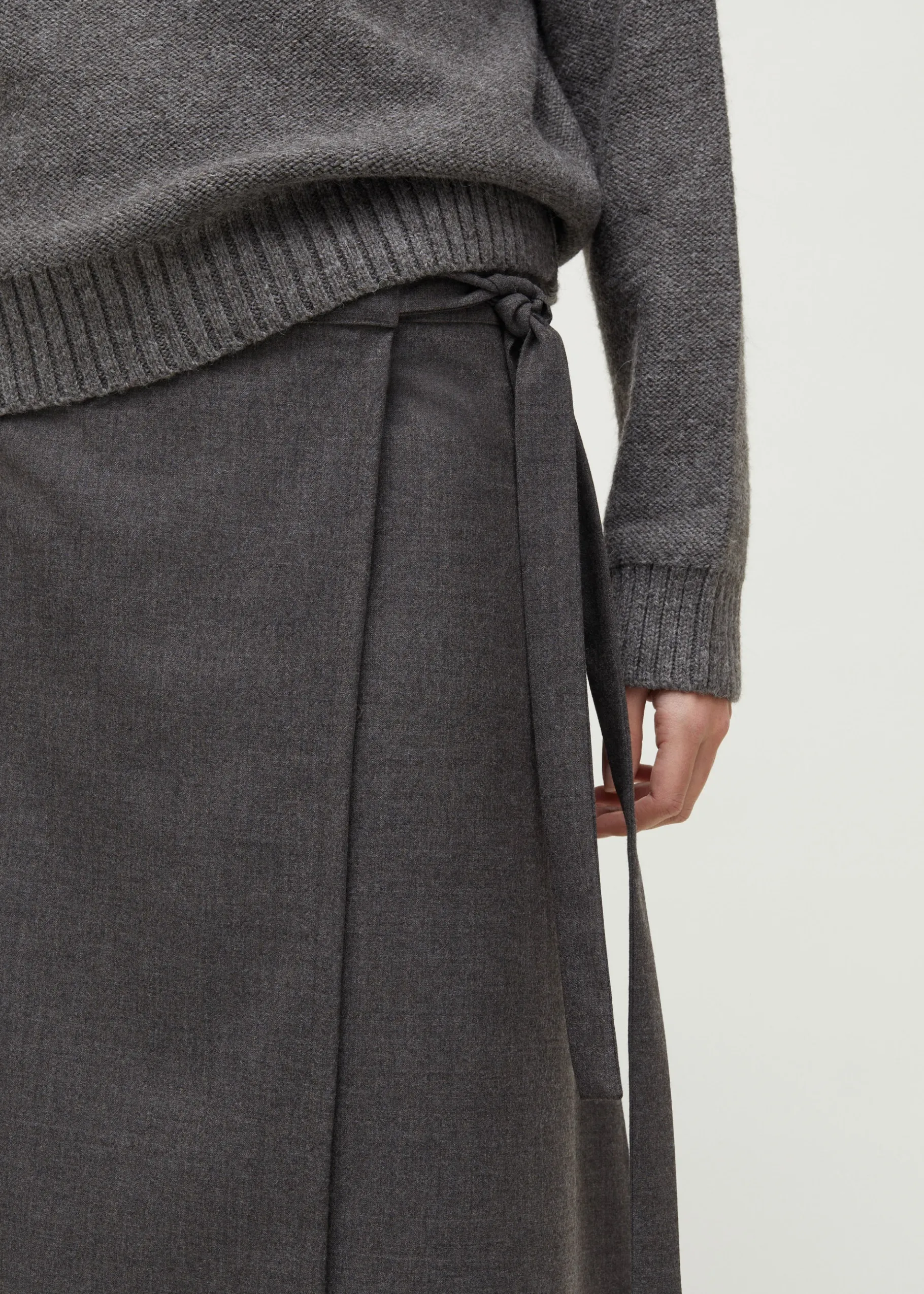 aiayu Kjoler & Nederdele*Wrap skirt fine wool